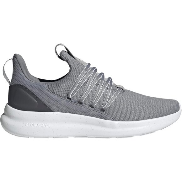 ⚡Adidas Mens Grey/White/Grey Imported Rubber Lite Racer Adapt Pull-On Shoes - Picture 6 of 7